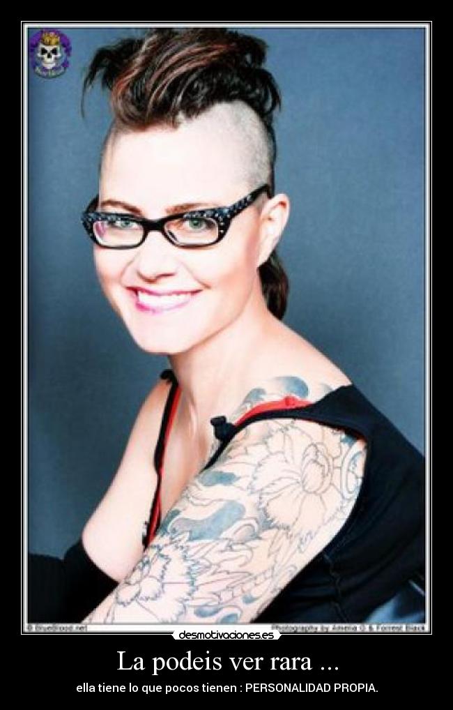 La podeis ver rara ... - 