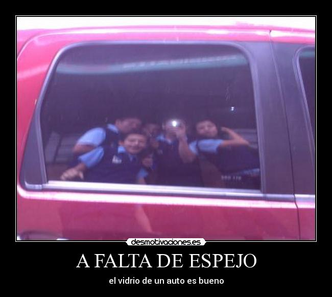 A FALTA DE ESPEJO -