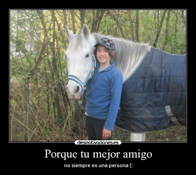 Porque tu mejor amigo - no siempre es una persona (: