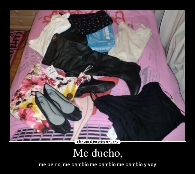 Me ducho, - 