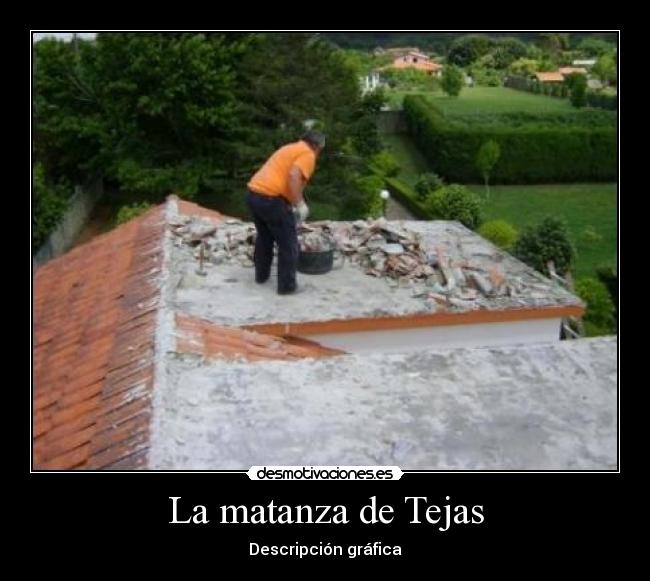 La matanza de Tejas - Descripción gráfica