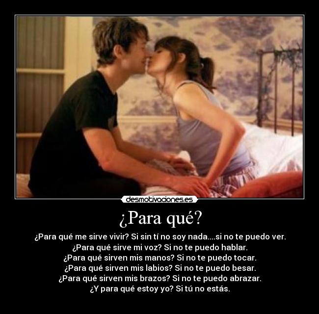 ¿Para qué? - 