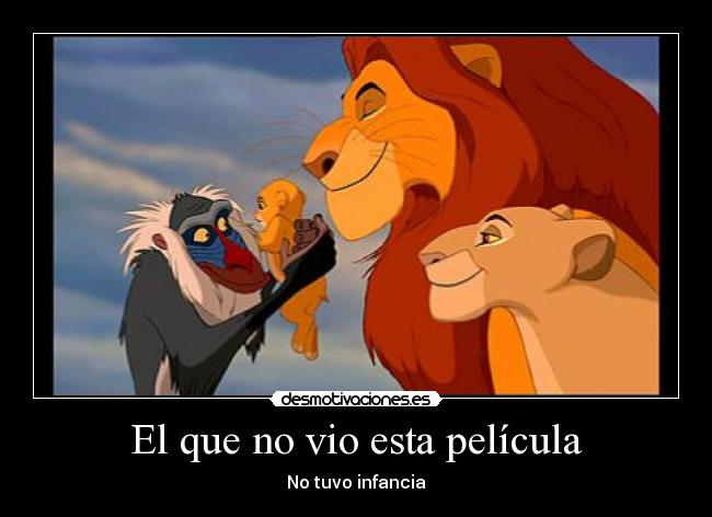 El que no vio esta película -