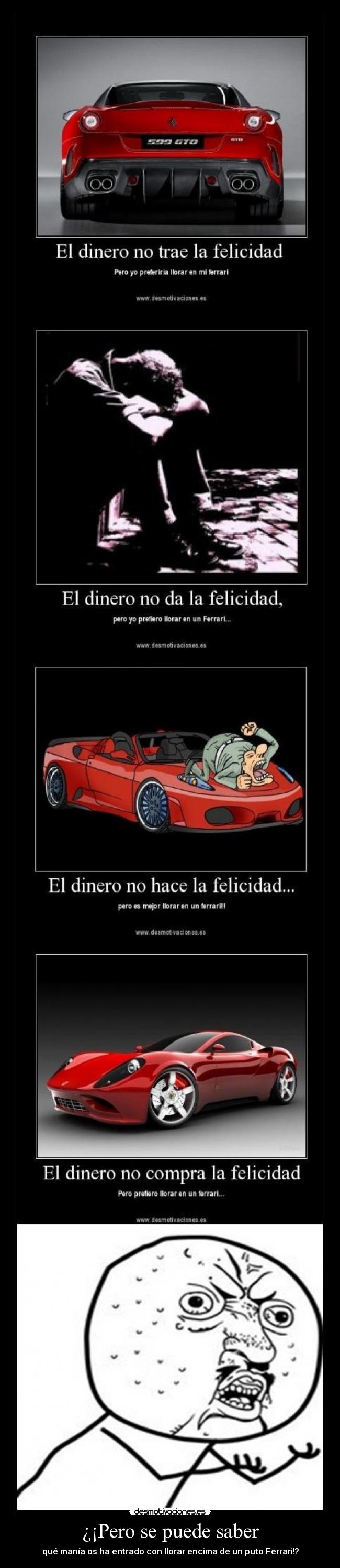 carteles ferrari yuno llorar desmotivaciones