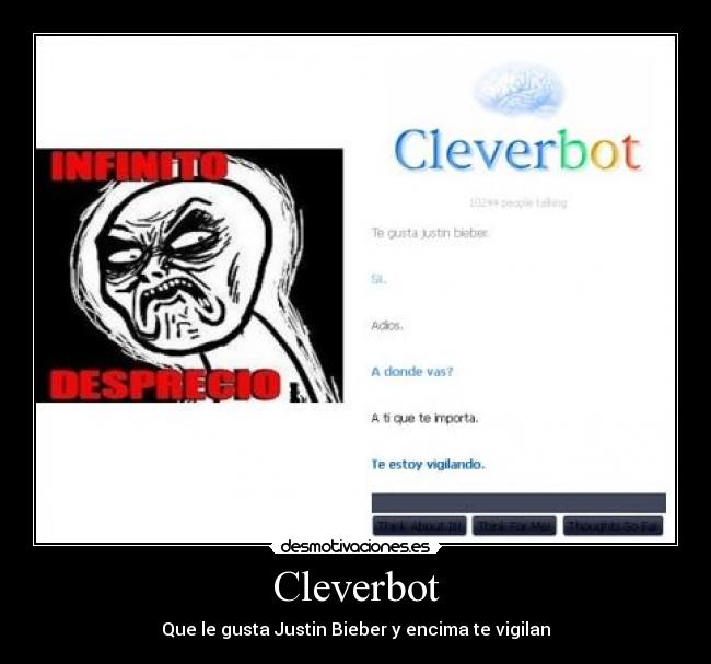 carteles cleverbot desmotivaciones