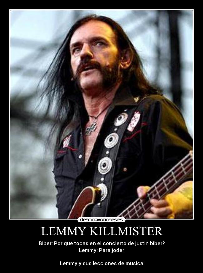 carteles lemmy killmister desmotivaciones