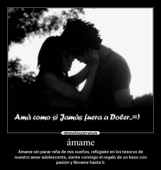 carteles amame desmotivaciones