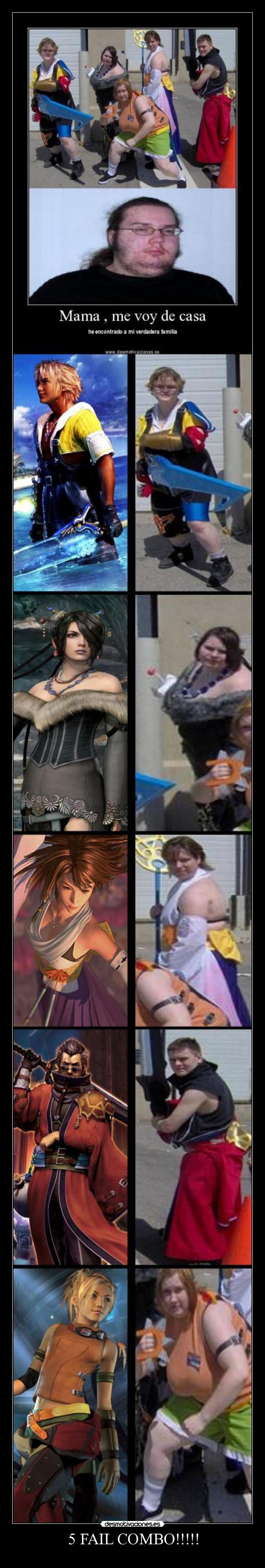 carteles fail cristiano ronaldo deberia hacer cosplay seymour guado desmotivaciones