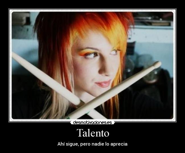 Talento - Ahí sigue, pero nadie lo aprecia
