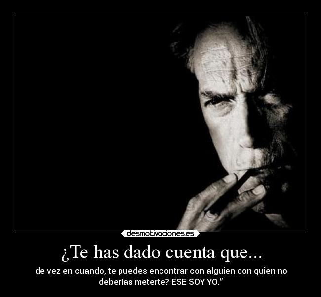 ¿Te has dado cuenta que... -