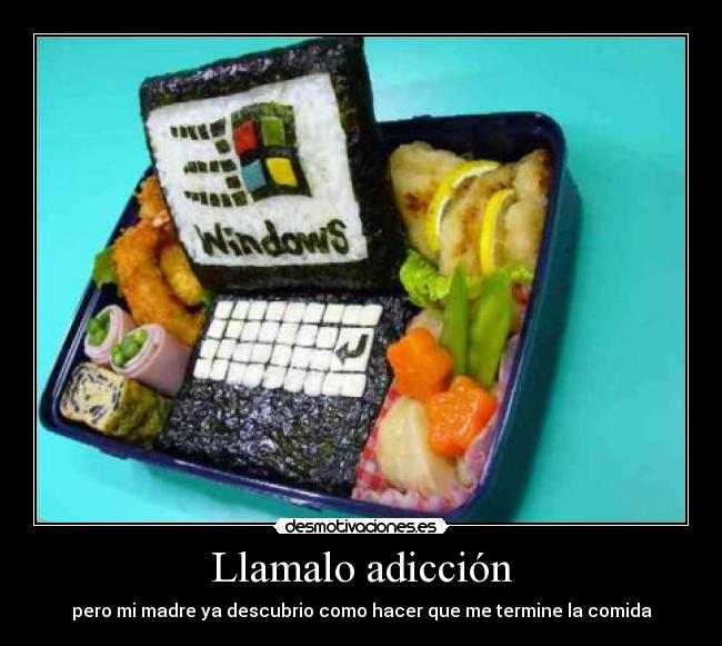 carteles computadora ordenador comida desmotivaciones