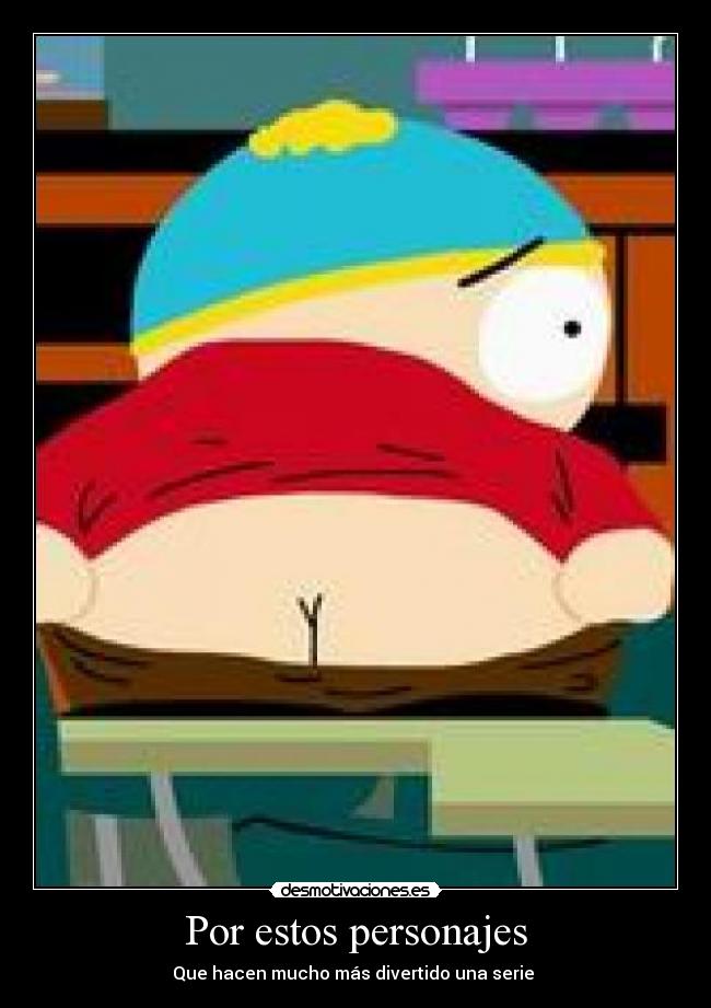 Por estos personajes -