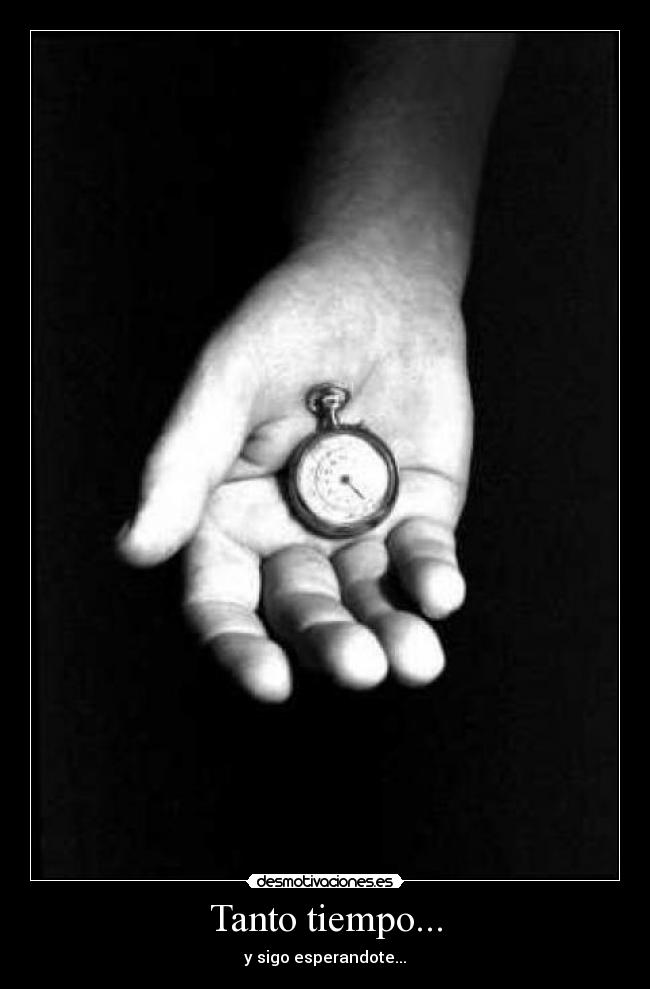 Tanto tiempo... -