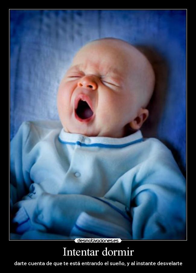 Intentar dormir - 