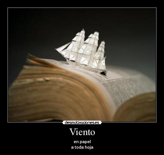 Viento - en papel
a toda hoja