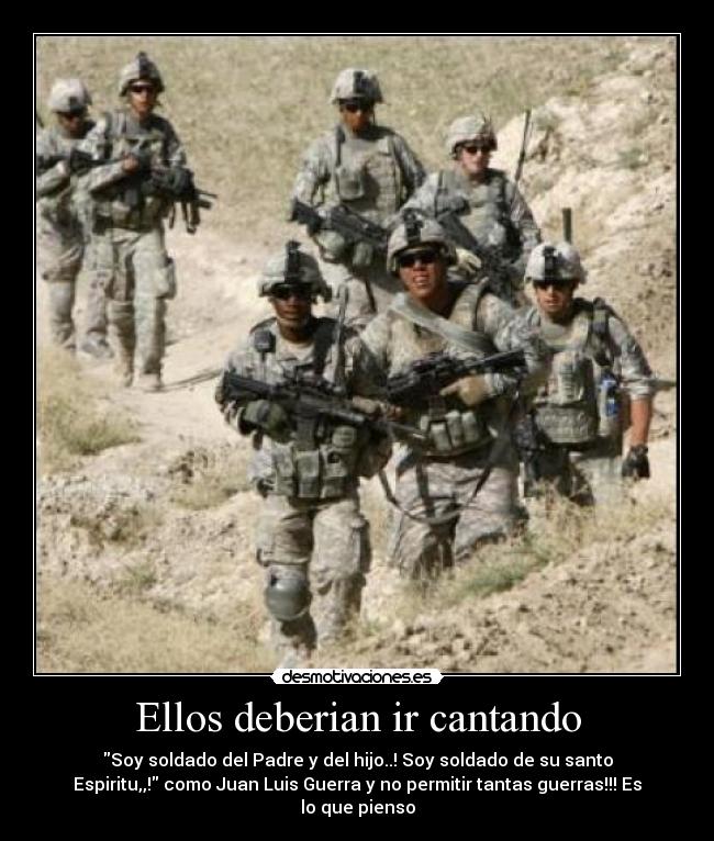 Ellos deberian ir cantando -