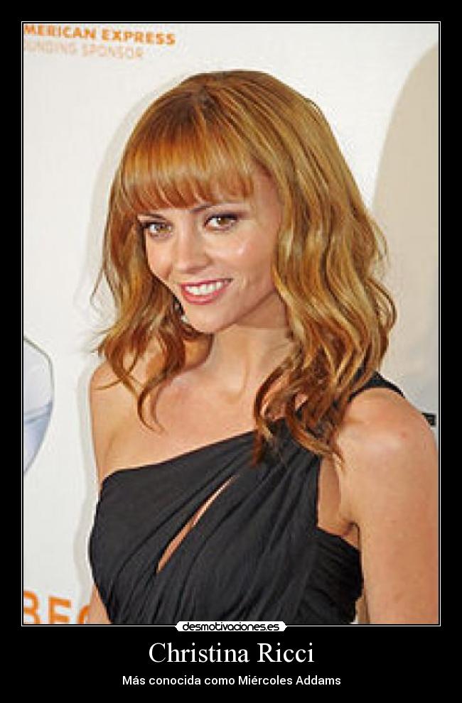 Christina Ricci - Más conocida como Miércoles Addams