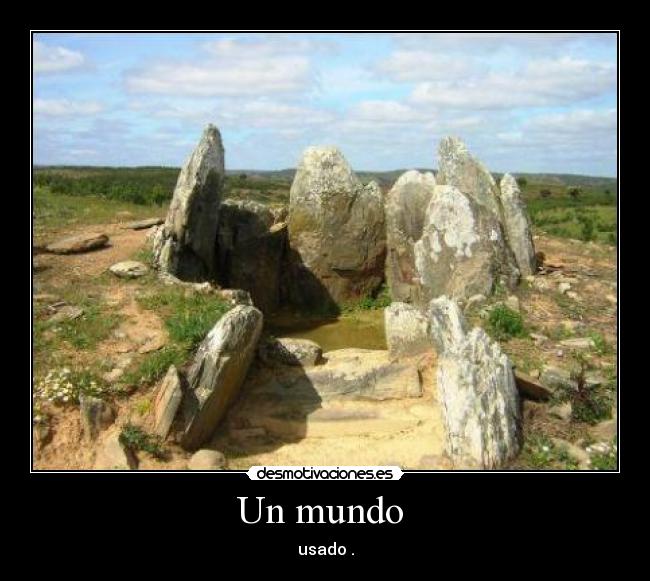 Un mundo - usado .