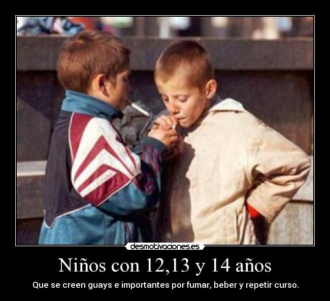 Niños con 12,13 y 14 años - 