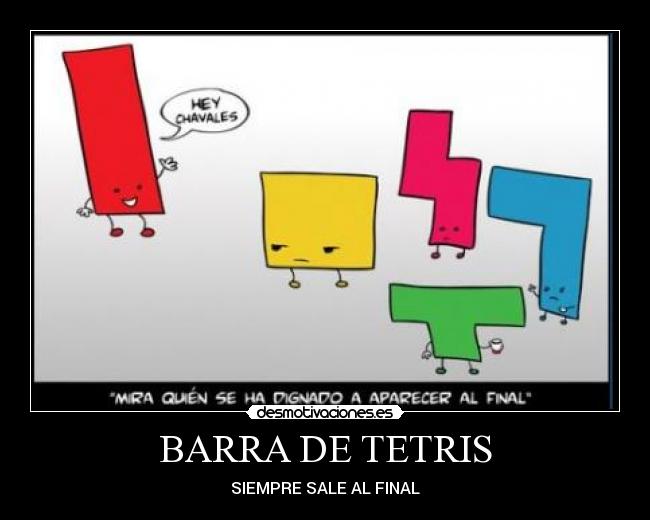 BARRA DE TETRIS - 