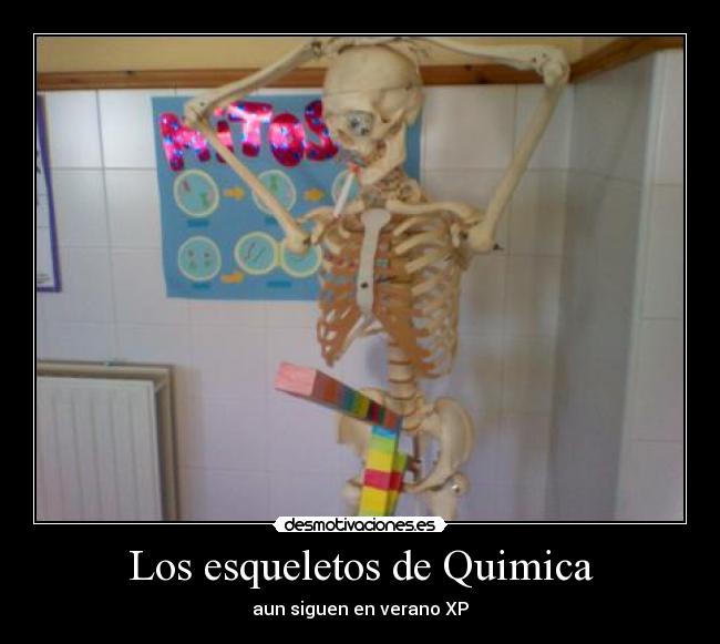 Los esqueletos de Quimica -