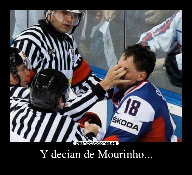 carteles mourinho hockey dedos desmotivaciones