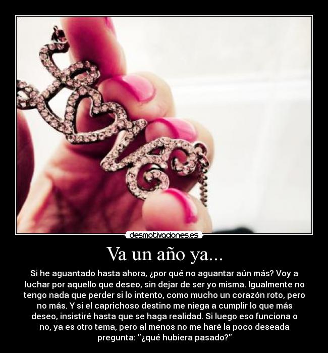 Va un año ya... - 