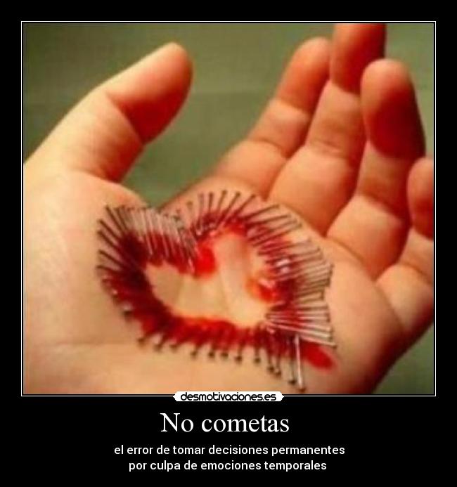 No cometas -