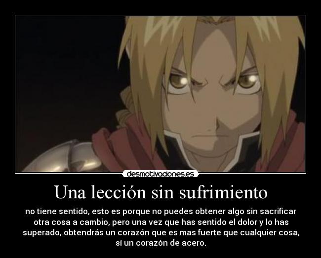 Una lección sin sufrimiento - 