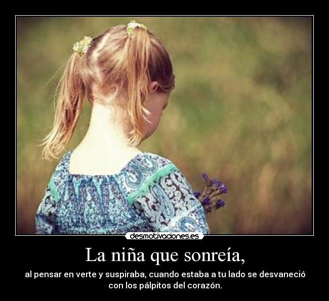 carteles nina sonreir corazon amor desmotivaciones