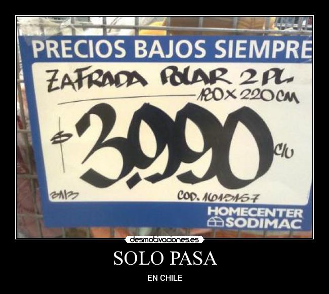SOLO PASA -