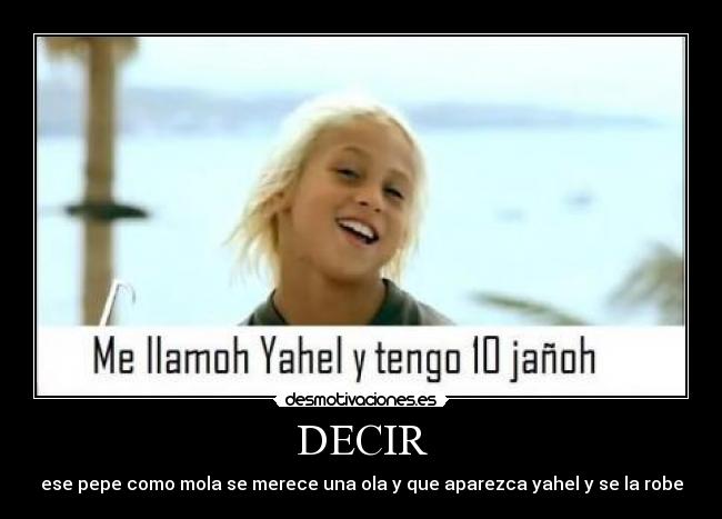 DECIR -