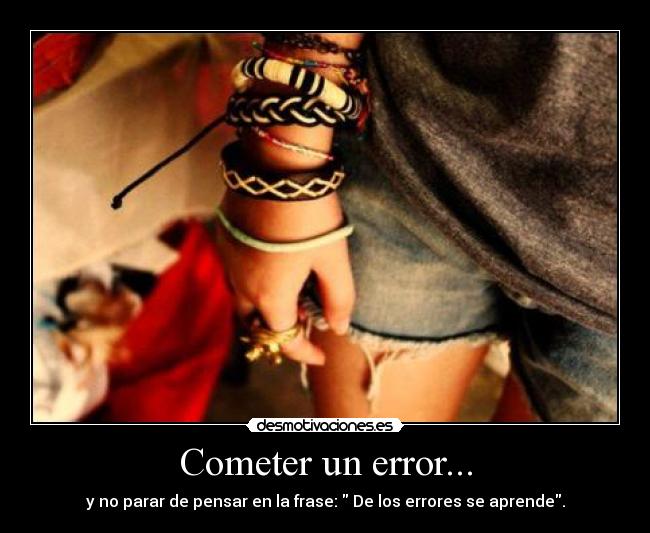 carteles mistakes desmotivaciones