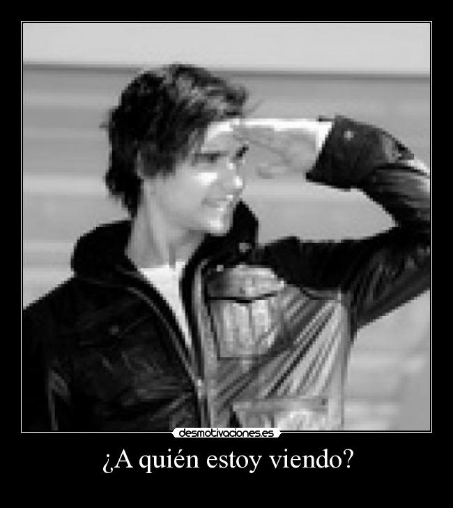 ¿A quién estoy viendo? -