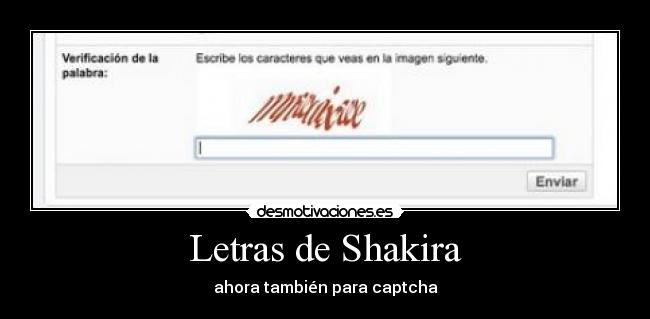 Letras de Shakira -