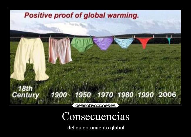 Consecuencias - del calentamiento global