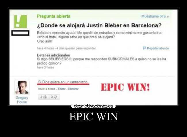 EPIC WIN - 