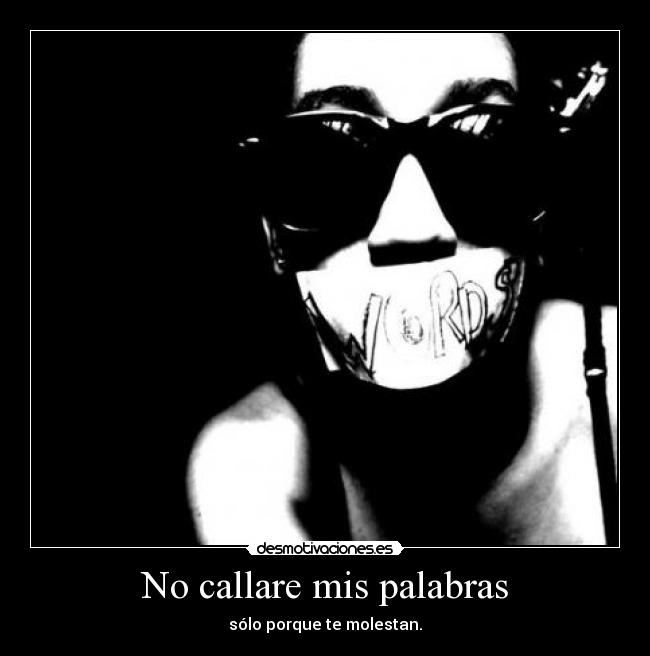 No callare mis palabras - 