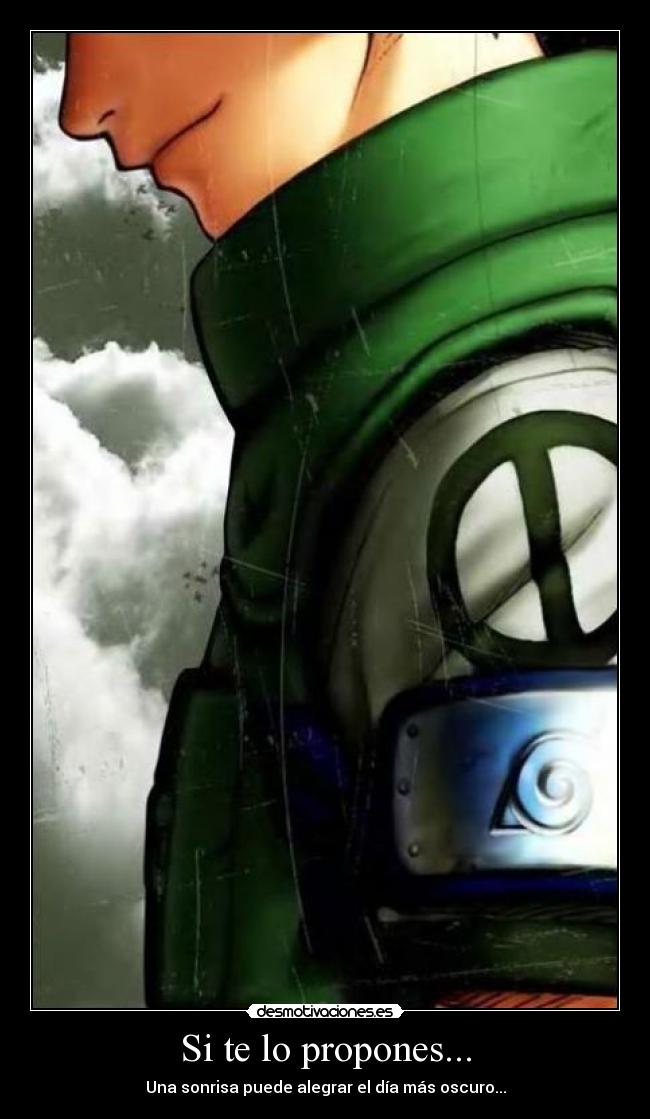 Si te lo propones... - Una sonrisa puede alegrar el día más oscuro...