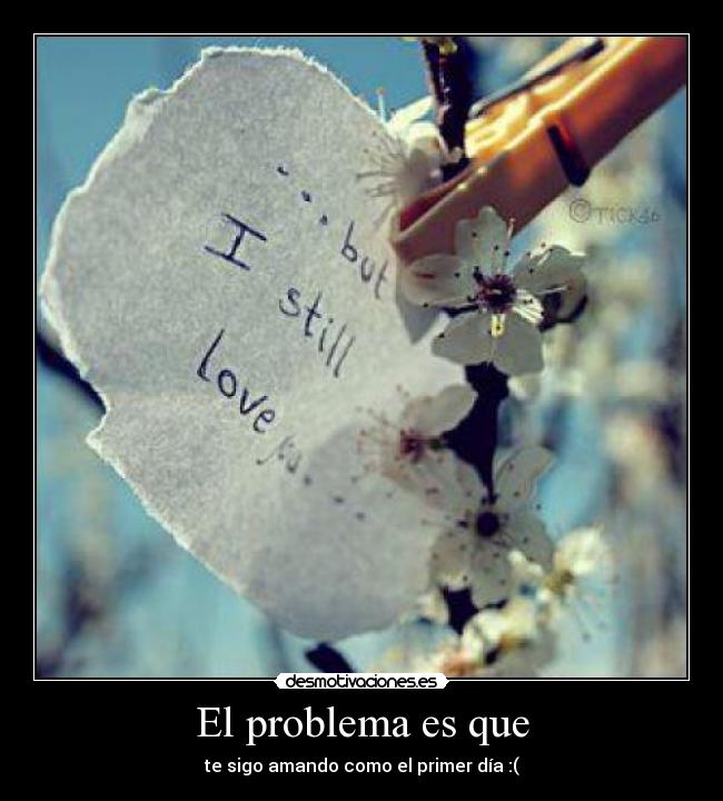 El problema es que -