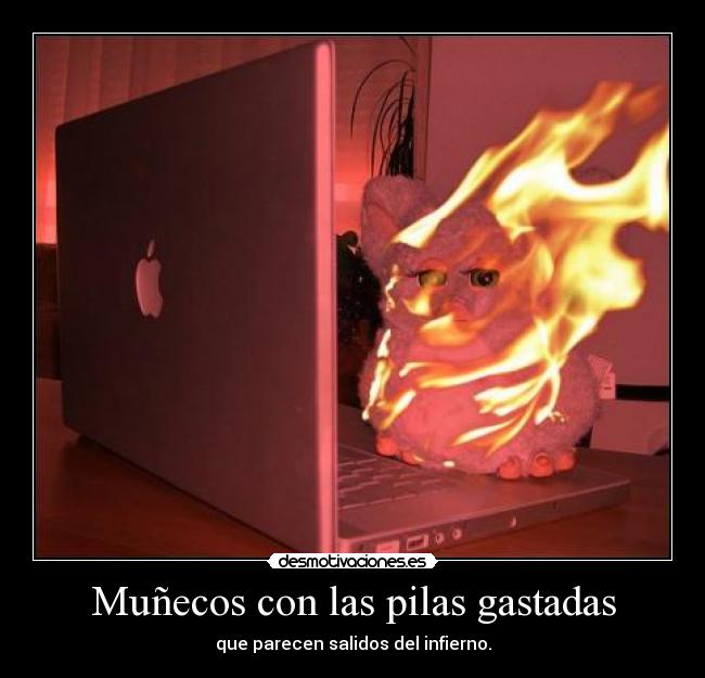 Muñecos con las pilas gastadas -