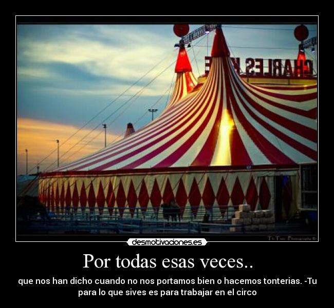 carteles circo desmotivaciones