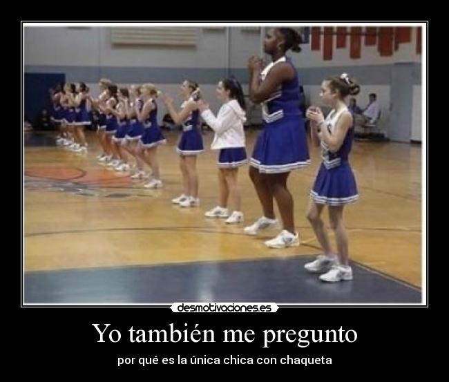 carteles porristas muchas azules desmotivaciones