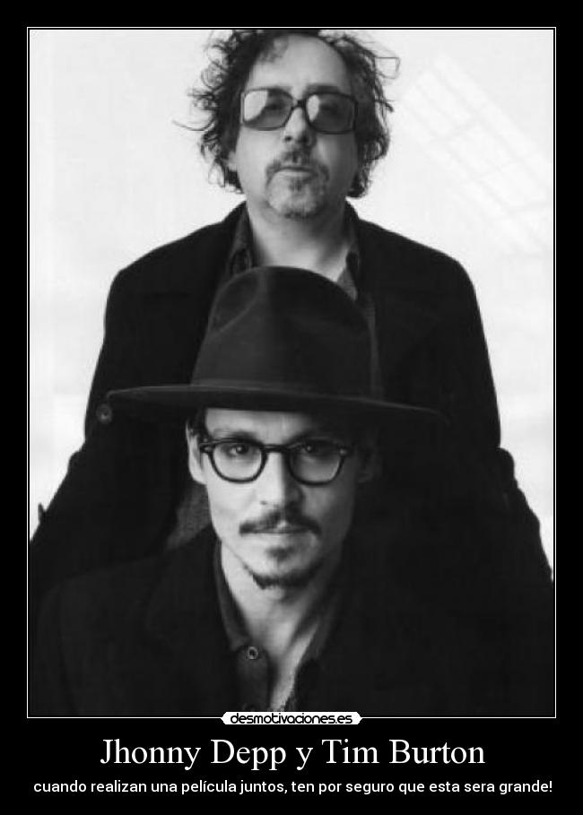 Jhonny Depp y Tim Burton - 