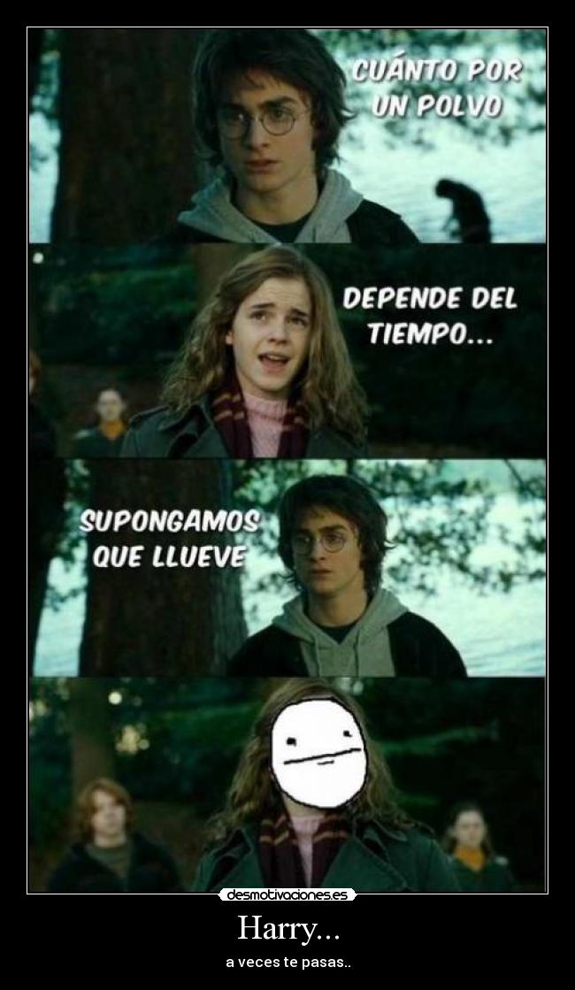 Harry... - a veces te pasas..