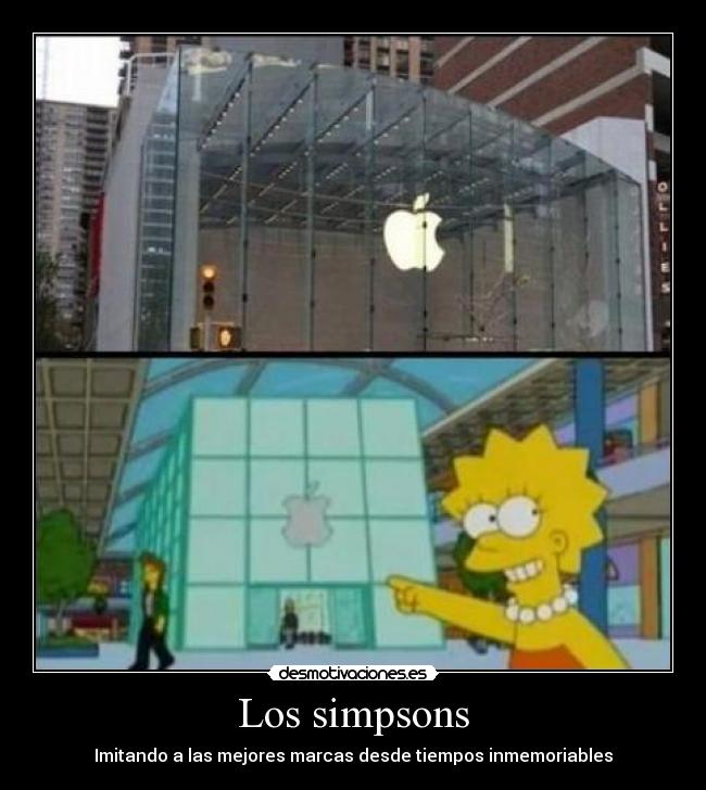 Los simpsons - Imitando a las mejores marcas desde tiempos inmemoriables