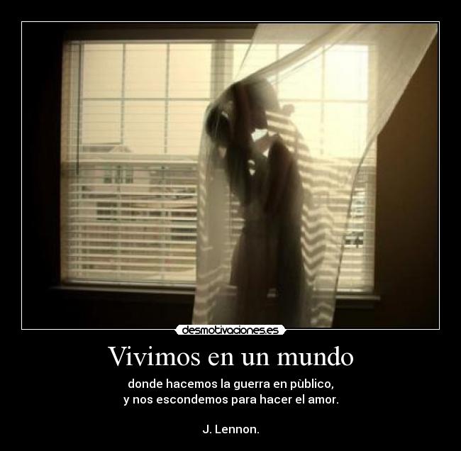 Vivimos en un mundo - 