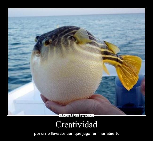 Creatividad - por si no llevaste con que jugar en mar abierto