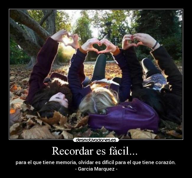 Recordar es fácil... -