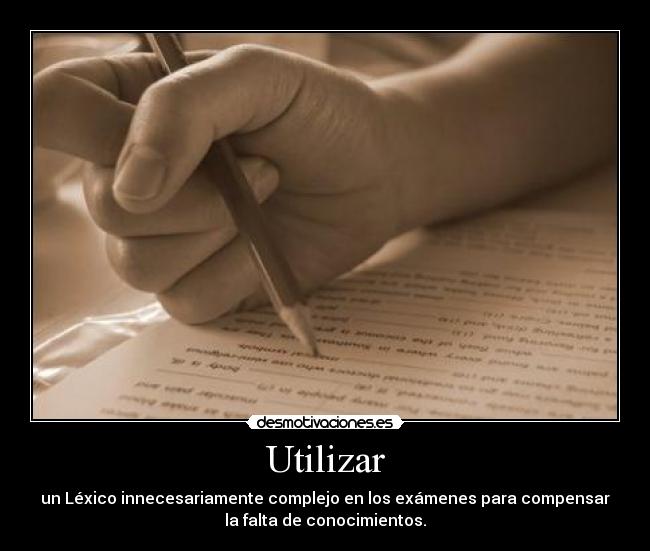 Utilizar -